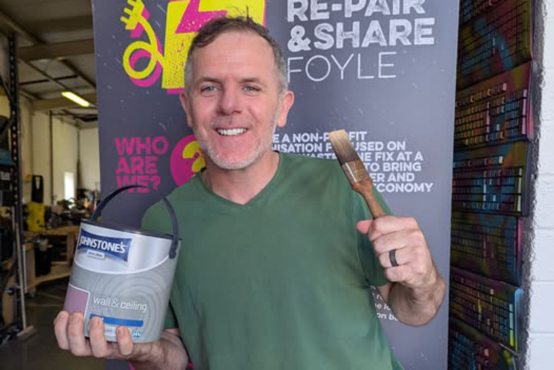 Gareth Loughrey Paint And Innovation Technician At Repair And Share Foyle 790X